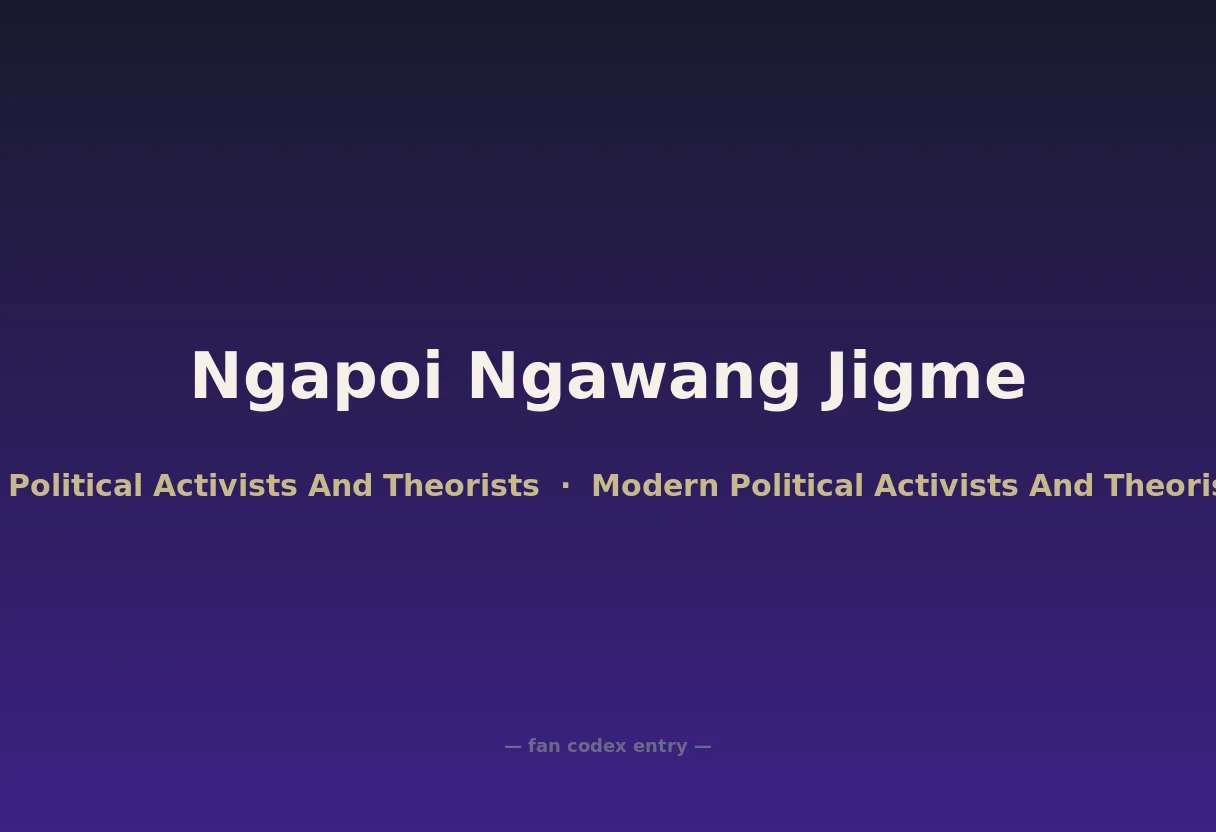 Ngapoi Ngawang Jigme