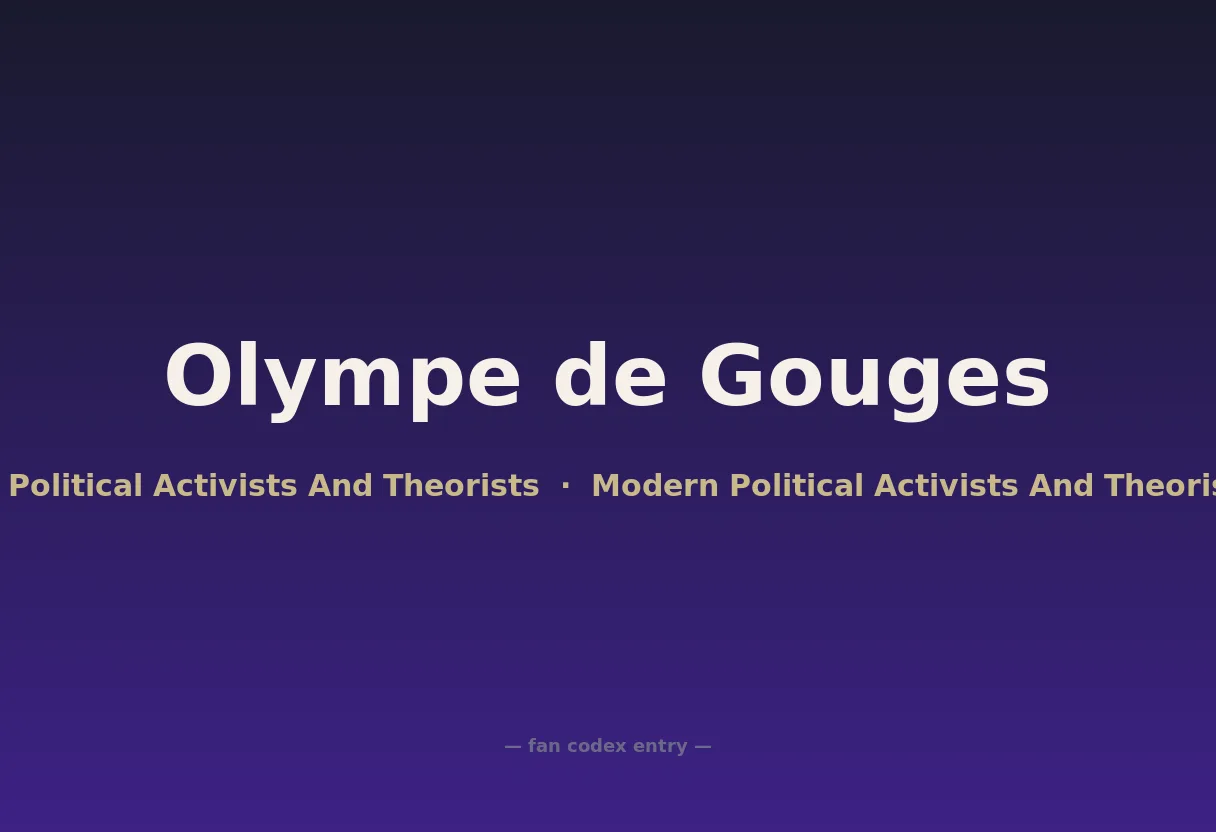 Olympe de Gouges