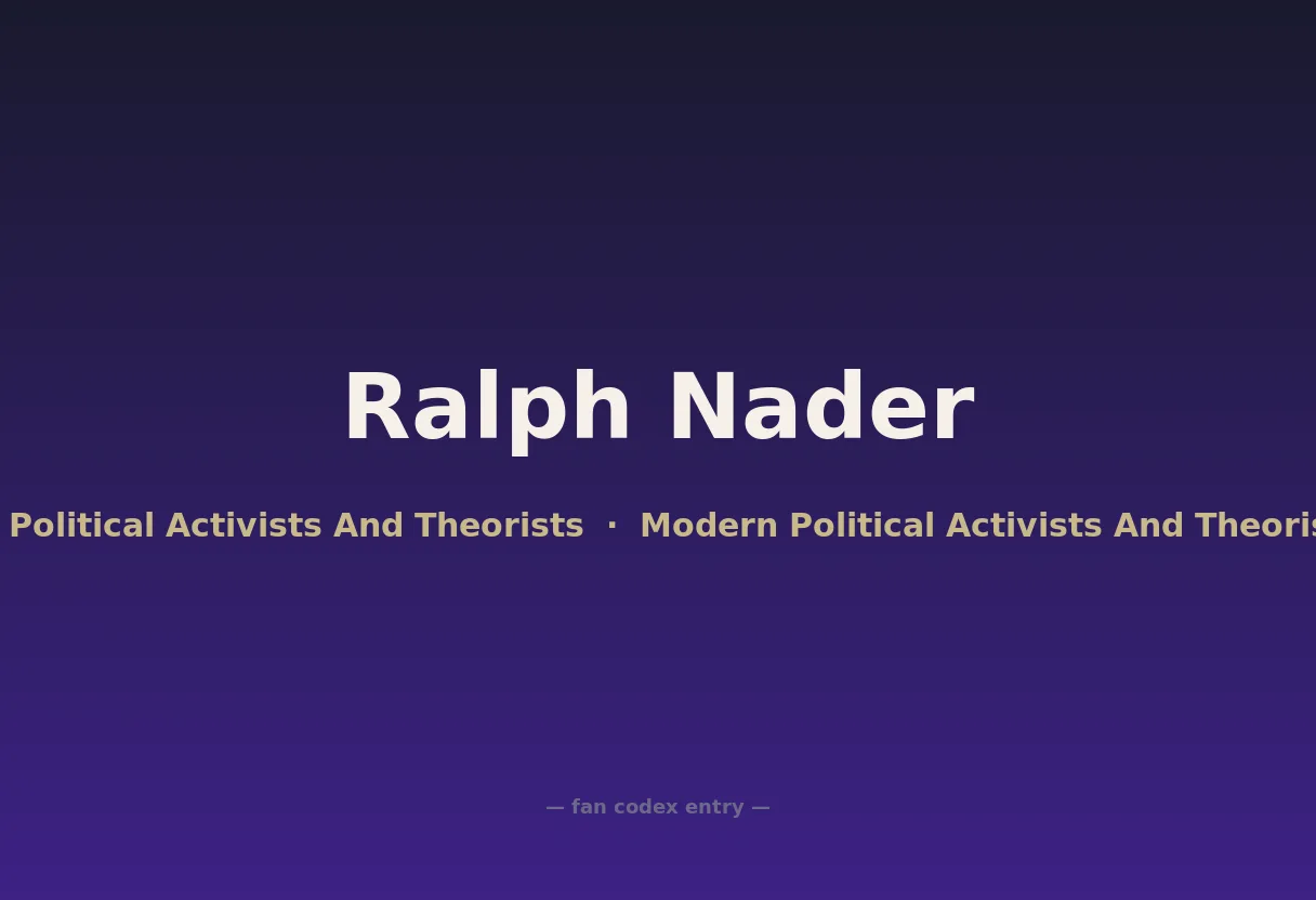 Ralph Nader