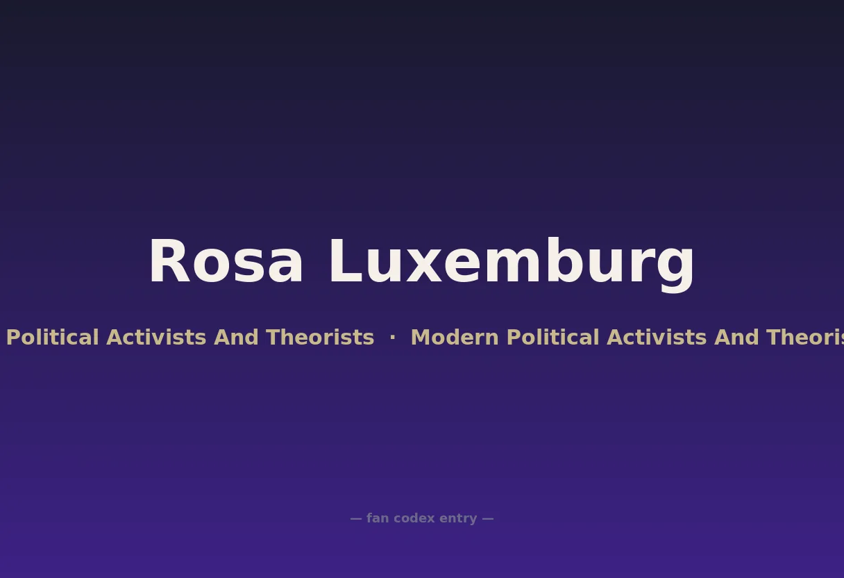 Rosa Luxemburg