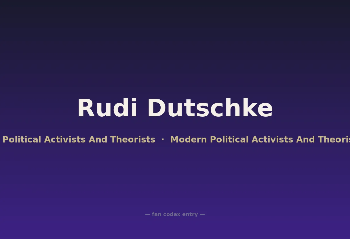 Rudi Dutschke