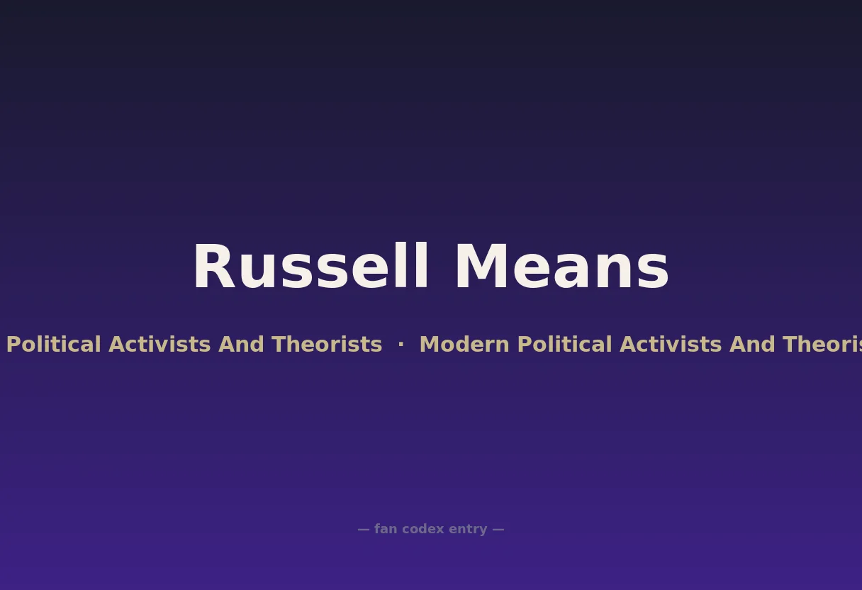 Russell Means