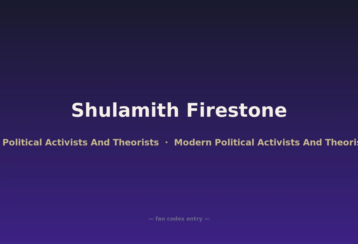 Shulamith Firestone