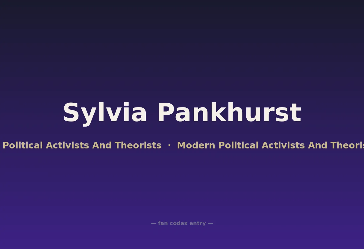 Sylvia Pankhurst