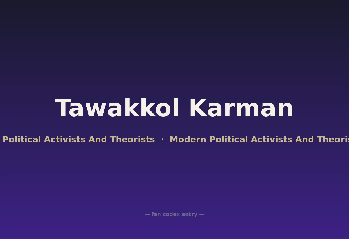 Tawakkol Karman