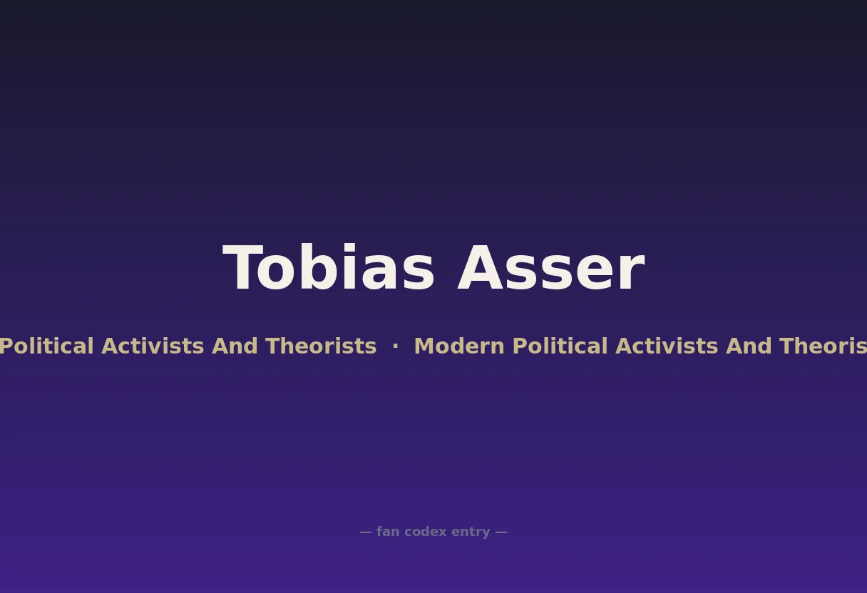 Tobias Asser